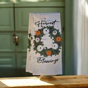 Cuisinart Fall Kitchen Towels - 2 Count (100% Cotton)